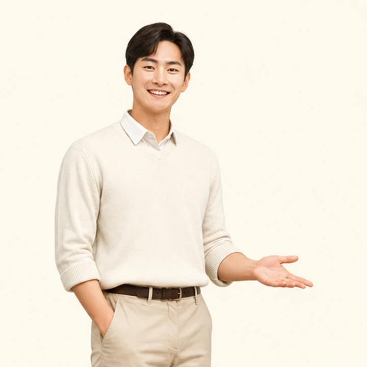 기아 K8 장기렌트카 상담 신청을 안내하는 담당자